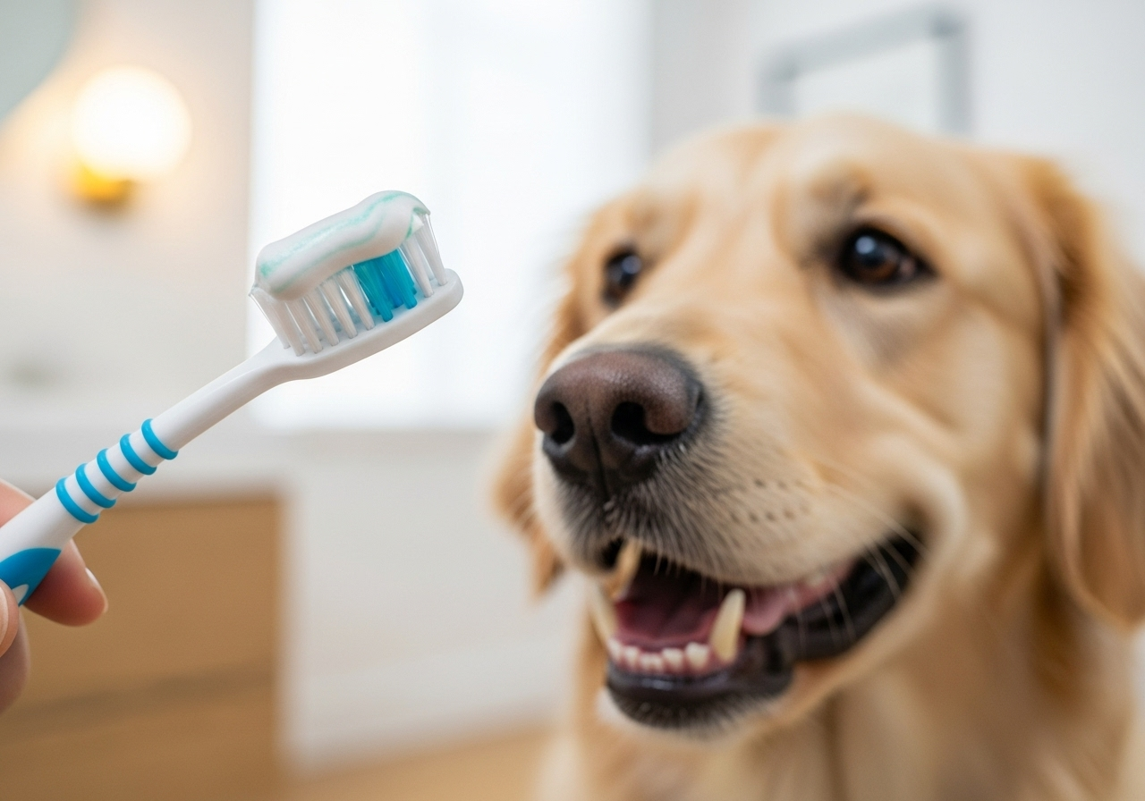 brosse a dent pour chien