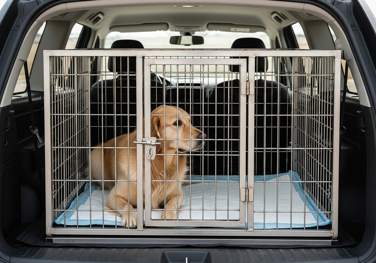 cage de transport pour chien