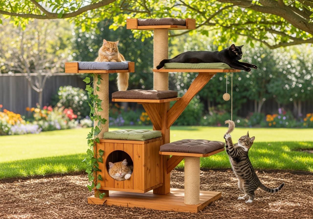 arbre à chat extérieur