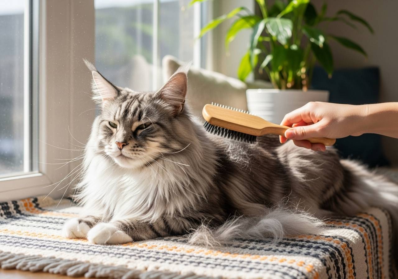brosse pour chat poil long