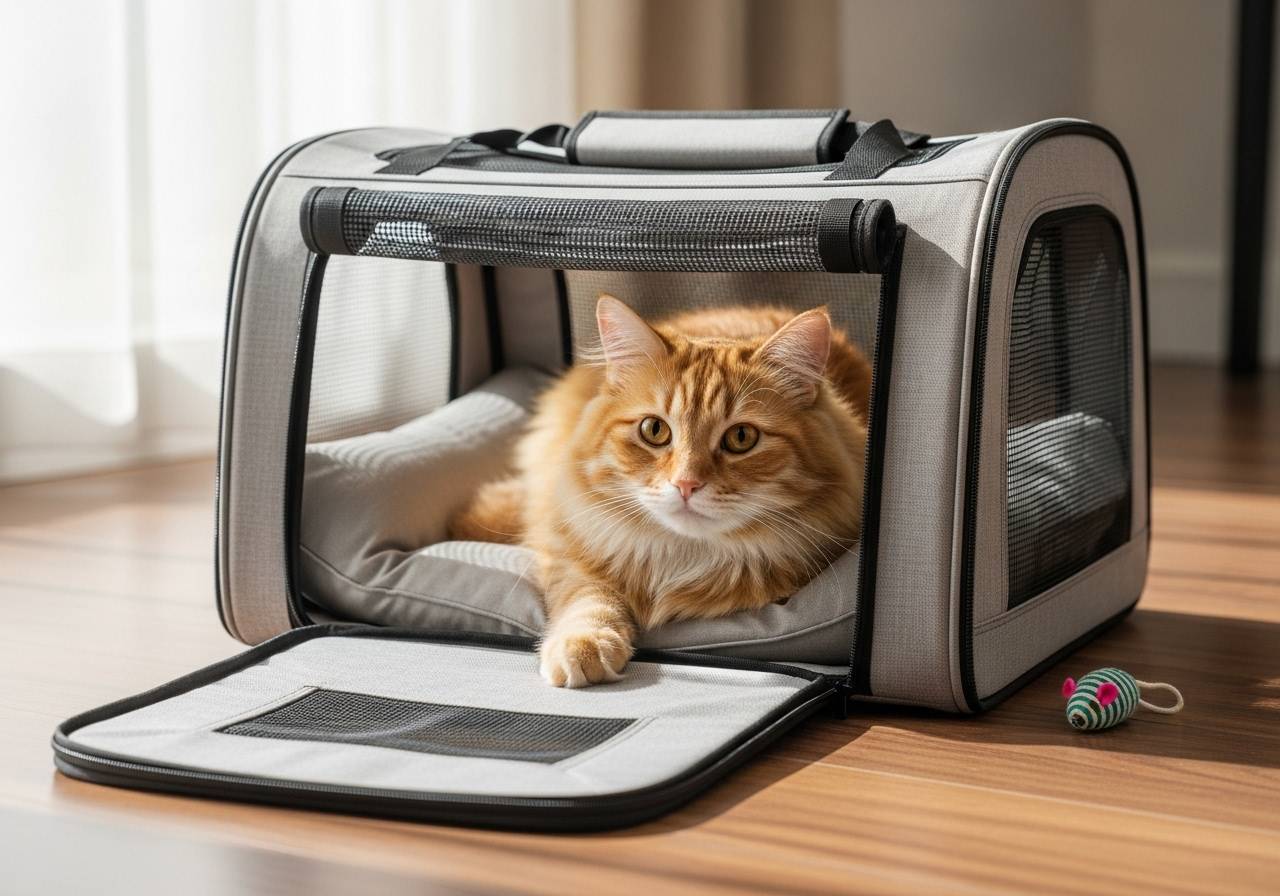 caisse de transport pour chat