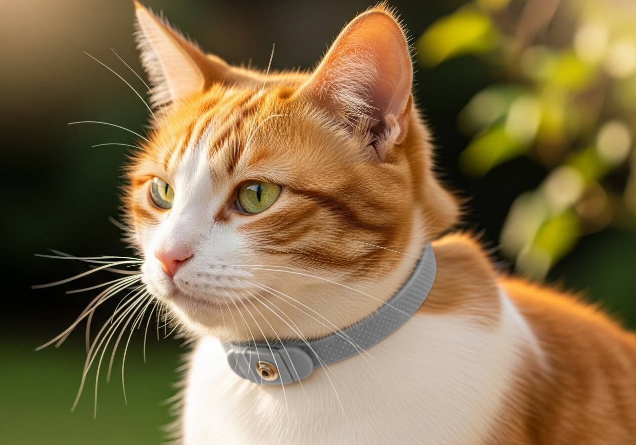 collier anti-tique chat