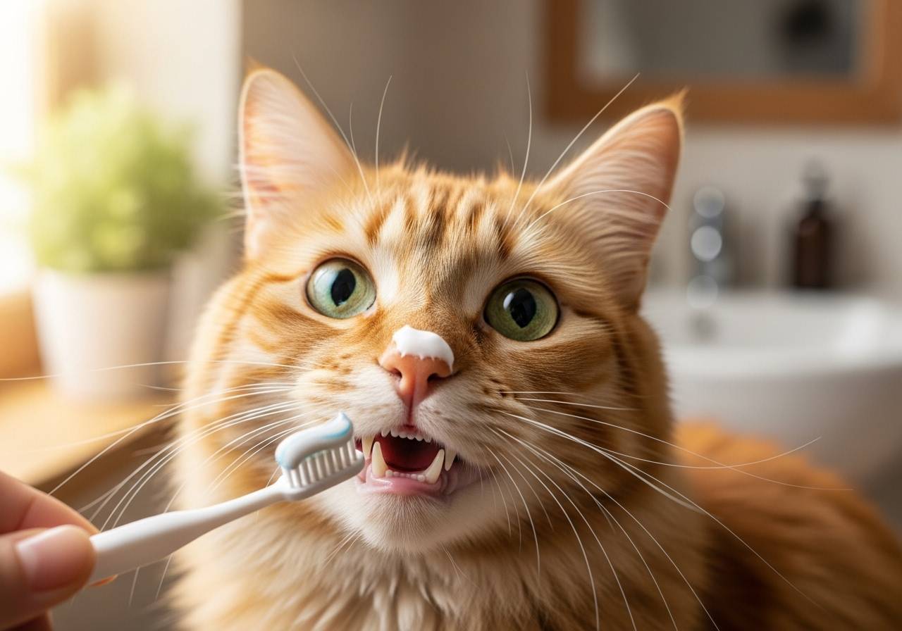 dentifrice pour chat