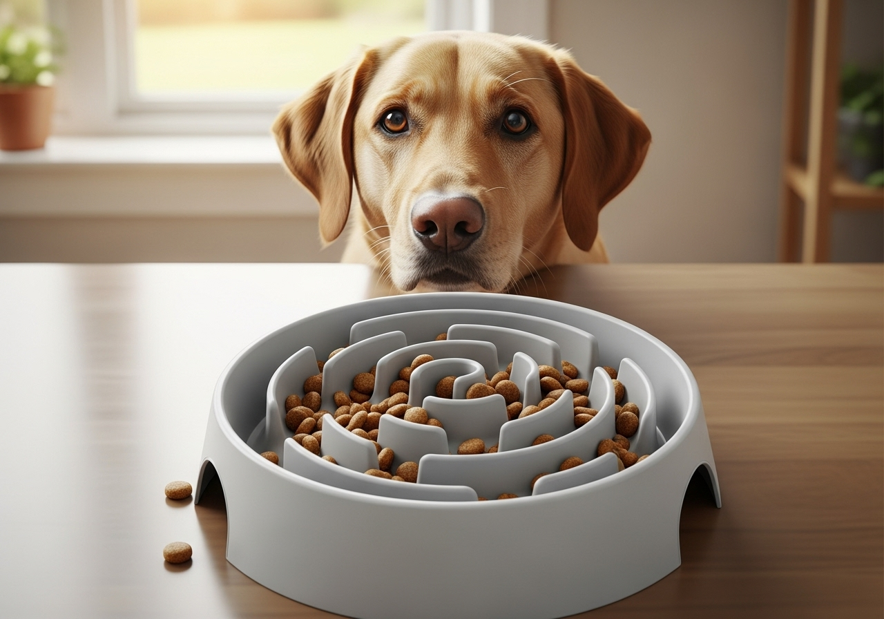 gamelle pour chien anti-glouton