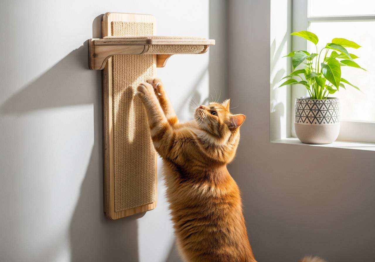 griffoir mural pour chat