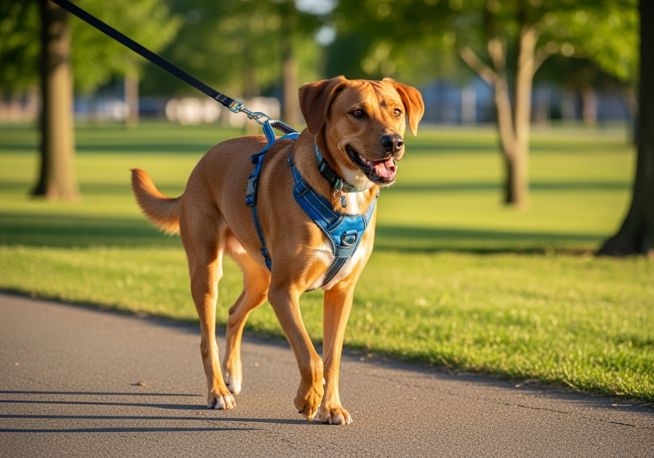harnais anti traction pour chien