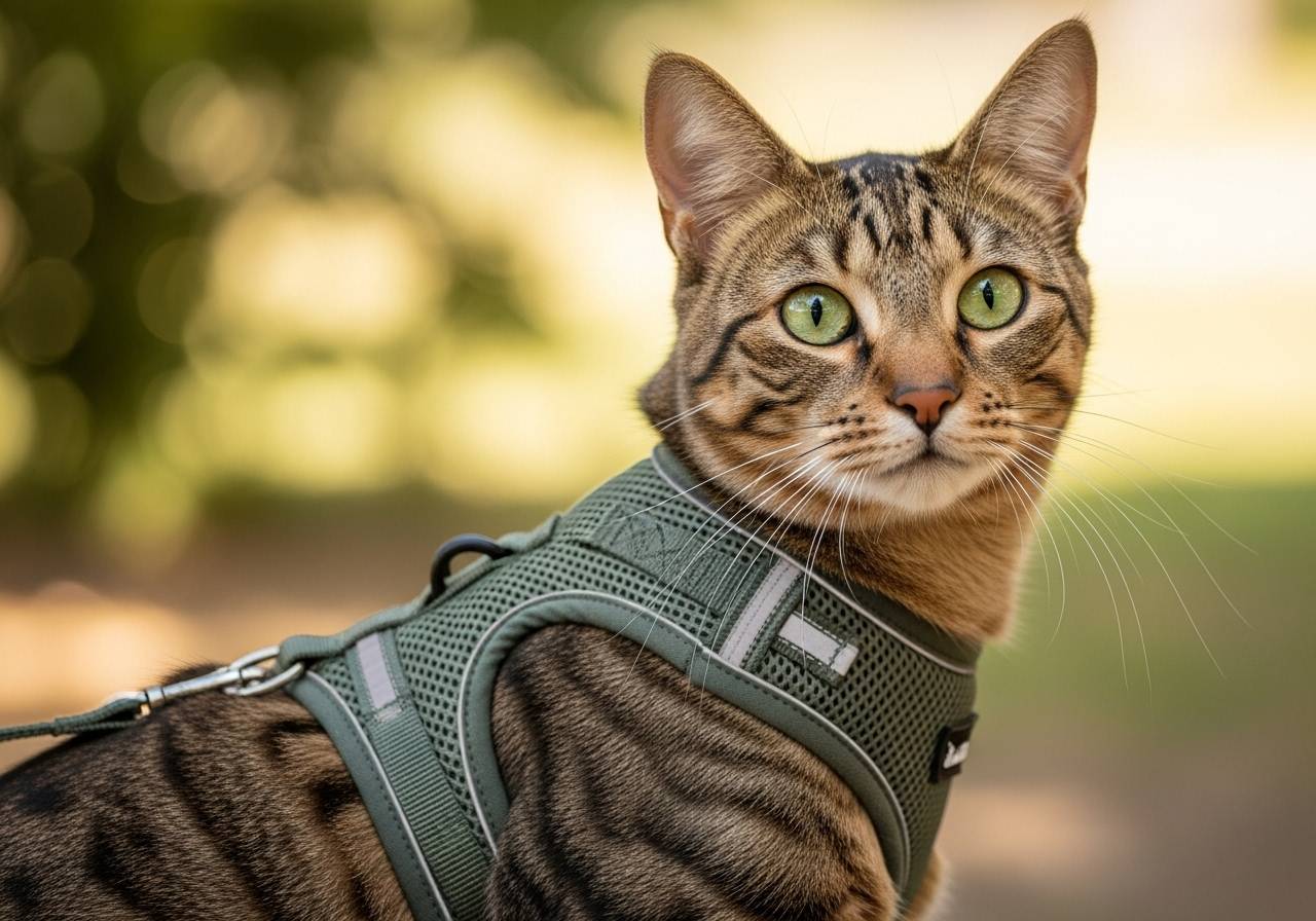 harnais pour chat adulte