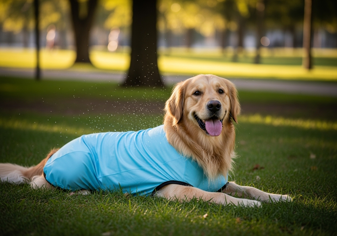 manteau rafraichissant pour chien
