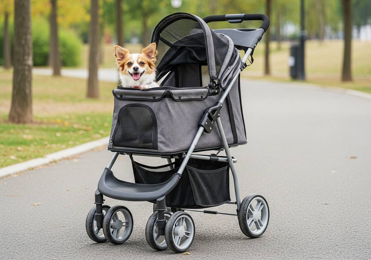 poussette pour chien pas cher