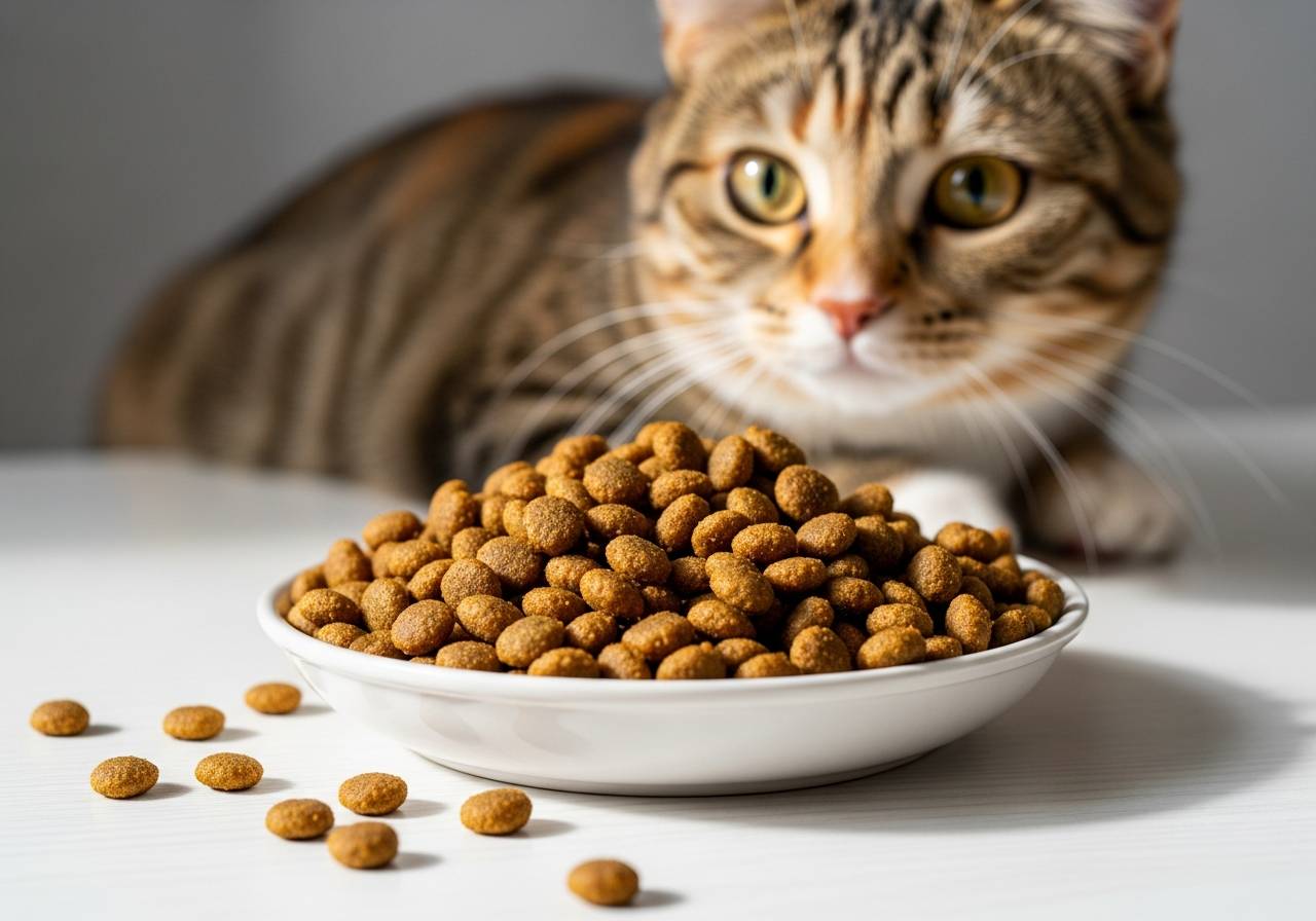 croquettes pour chat stérilisé