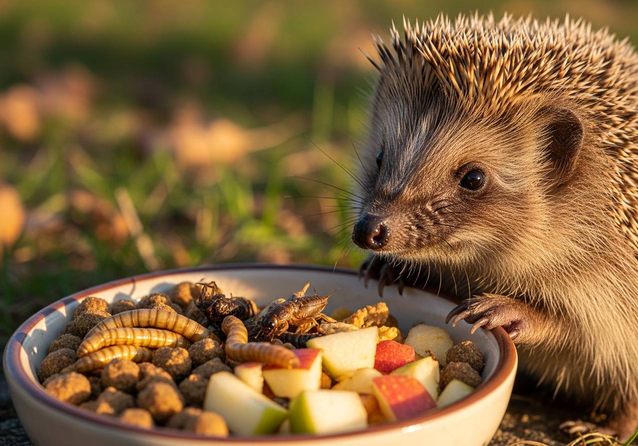 nourriture pour hérisson