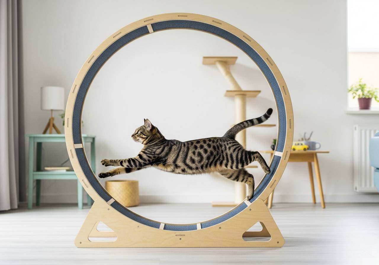 roue pour chat pas cher